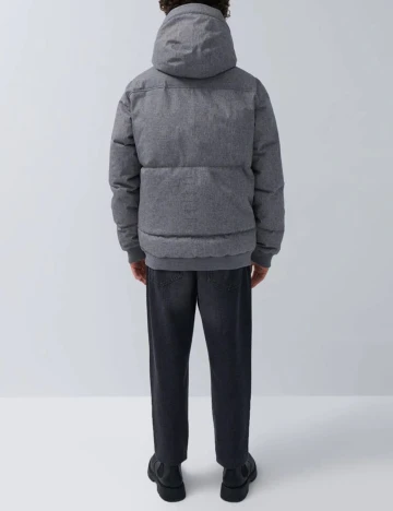 Geaca House Brand, gri, L