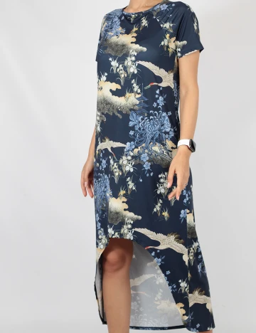 Rochie medie ASOS, bleumarin, 34
