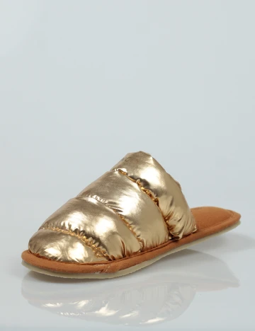 Papuci de casa Bianco, auriu, 37