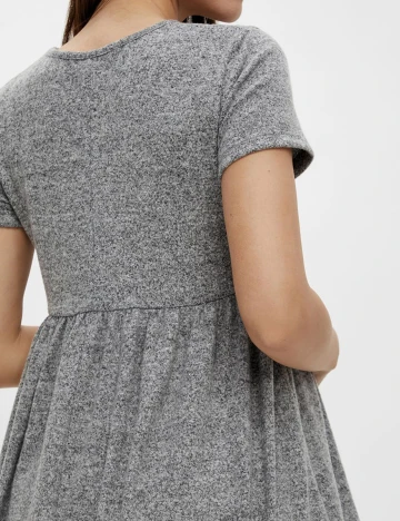 Rochie scurta Mamalicious, gri, XS
