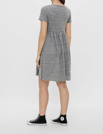 Rochie scurta Mamalicious, gri, XS