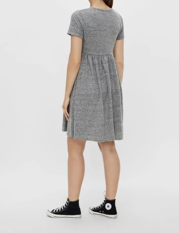 Rochie scurta Mamalicious, gri, XS