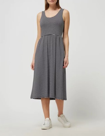 Rochie medie Object, bleumarin inchis, S