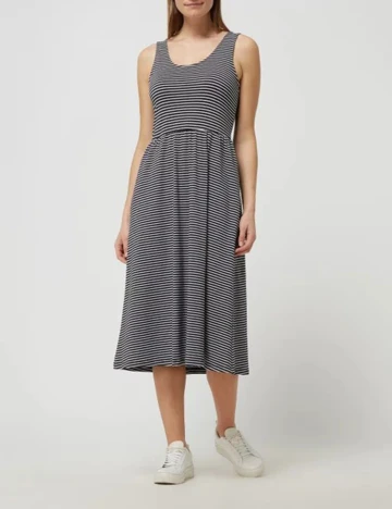 Rochie medie Object, bleumarin inchis, S