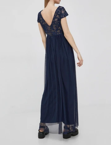 Rochie Lunga Vila, albastru inchis, 34