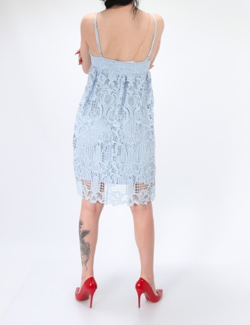 Rochie scurta Vila, bleu, 42