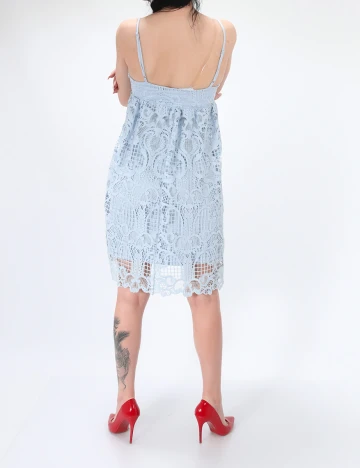 Rochie scurta Vila, bleu, 42 Albastru