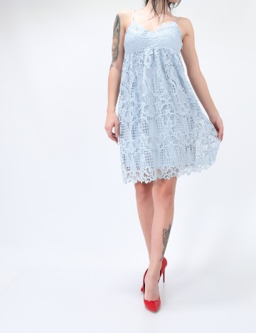 Rochie scurta Vila, bleu, 42