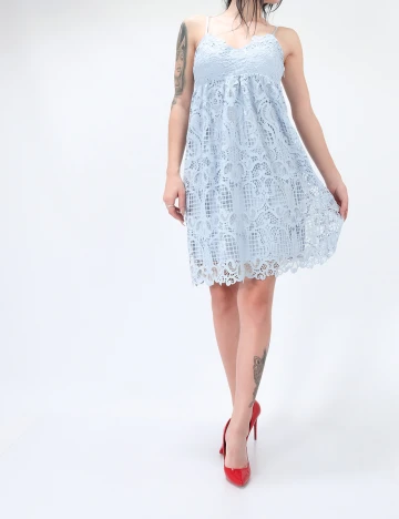 Rochie scurta Vila, bleu, 42 Albastru