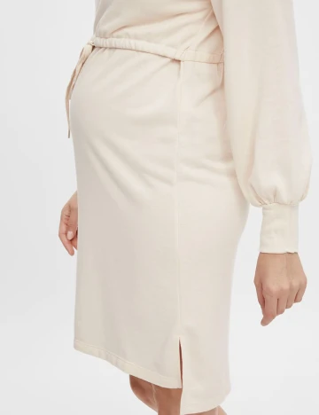 Rochie scurta Mamalicious, ecru, XL
