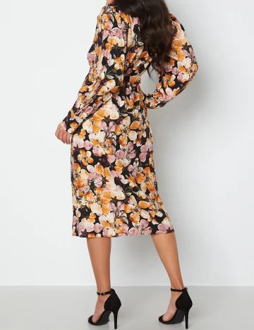 Rochie medie Object, floral, 42