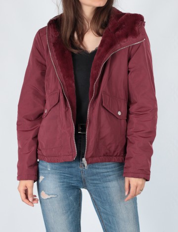 Geaca Only, visiniu, S