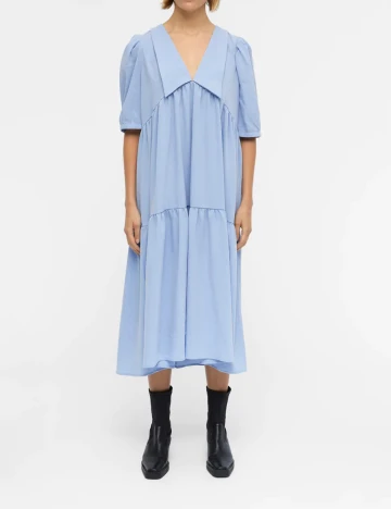 Rochie medie Object, bleu, 42