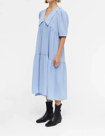 Rochie medie Object, bleu, 42