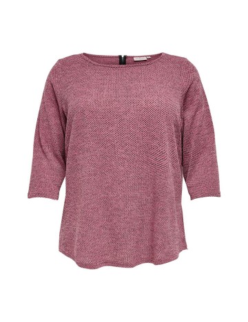 Bluza Only Carmakoma, roz, M-46/48