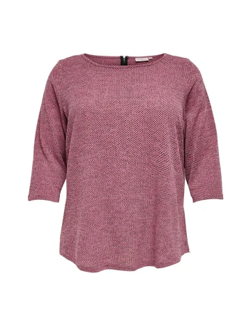 Bluza Only Carmakoma, roz, M-46/48