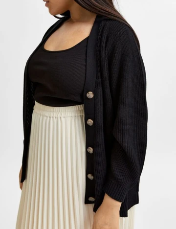 Cardigan Selected Femme, negru, 46