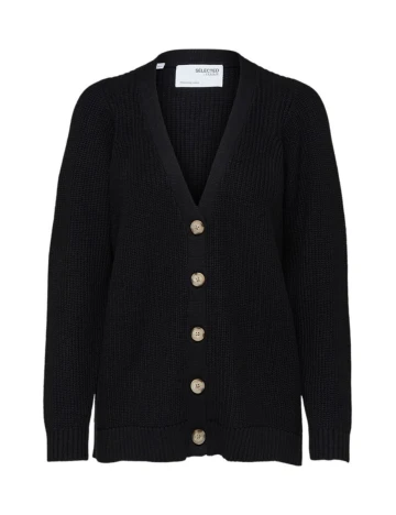 Cardigan Selected Femme, negru, 46