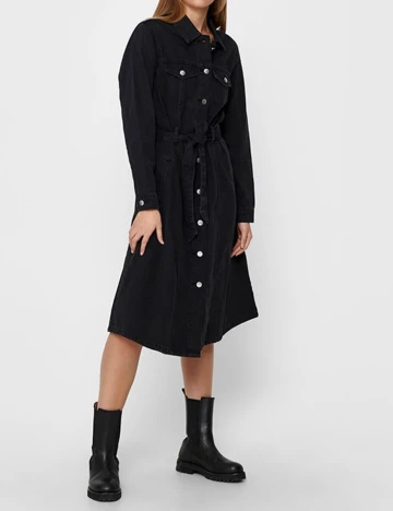 Rochie Medie Jacqueline de Yong, negru, 36