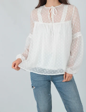 Bluza Vila, ecru, 38