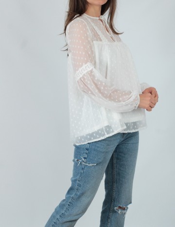 Bluza Vila, ecru, 38