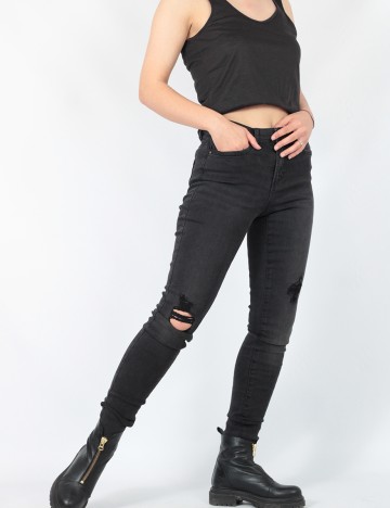Blugi Only, gri inchis, L/36