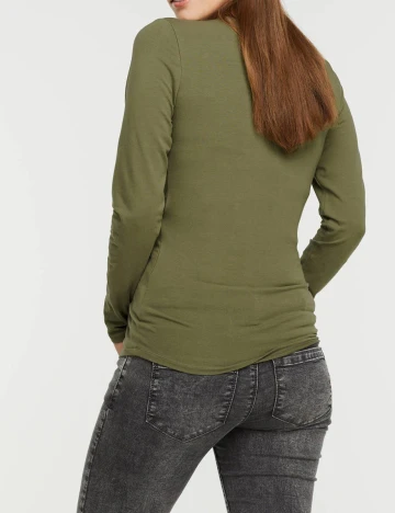 Bluza Only Maternity, kaki, M