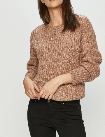 Pulover Jacqueline de Yong, roz pudra, L
