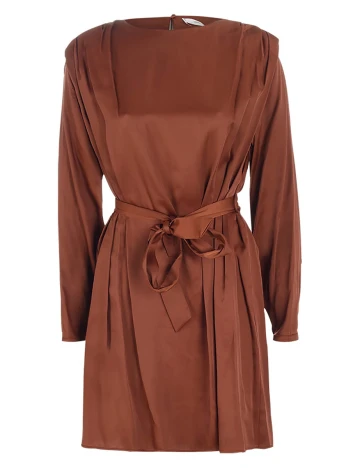 Rochie scurta Mango, maro, M