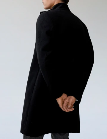 Palton Mango, negru, L