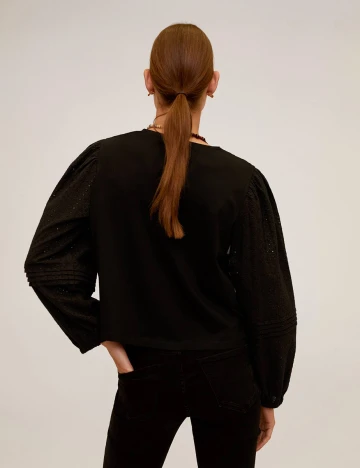 Bluza Mango, negru, L