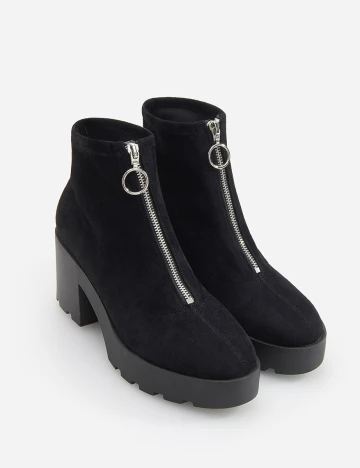 Botine Reserved, negru, 37