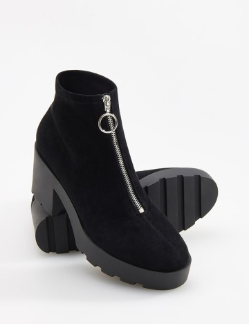 Botine Reserved, negru, 37