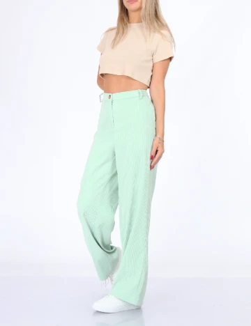 Pantaloni Vila, verde, 38 Verde