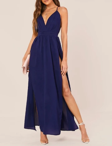 Rochie lunga SHEIN, albastru, L Albastru