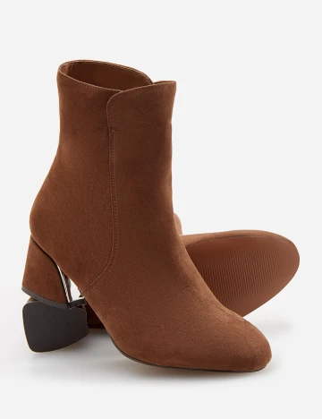 Botine Reserved, maro, 36