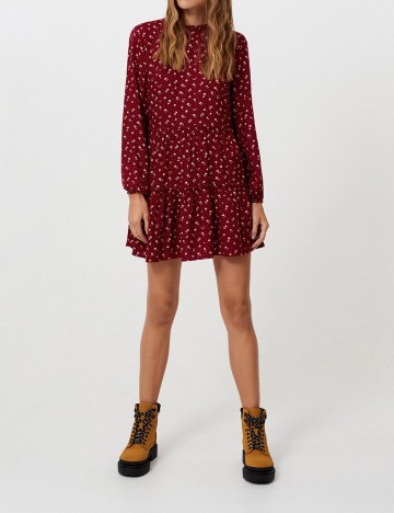 Rochie scurta CROPP, rosu, L