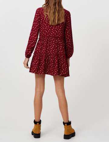 Rochie scurta CROPP, rosu, L