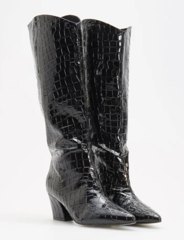 Cizme Reserved, negru, 41