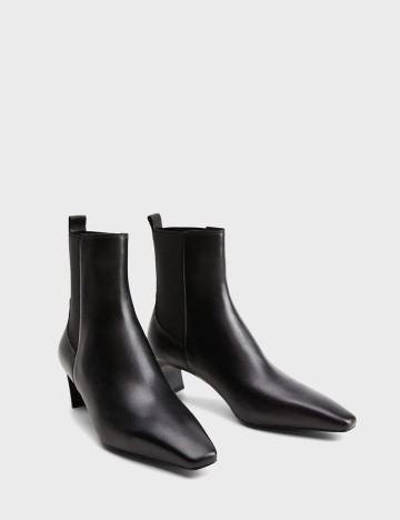Botine Mango, negru, 37