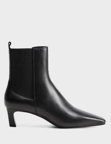 Botine Mango, negru, 37