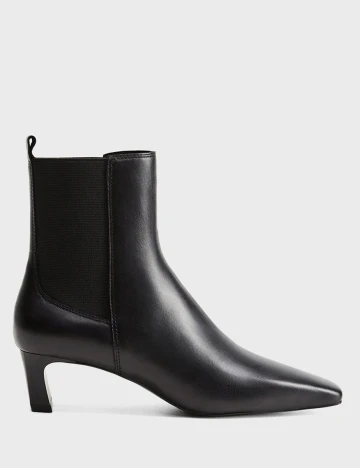 Botine Mango, negru, 37