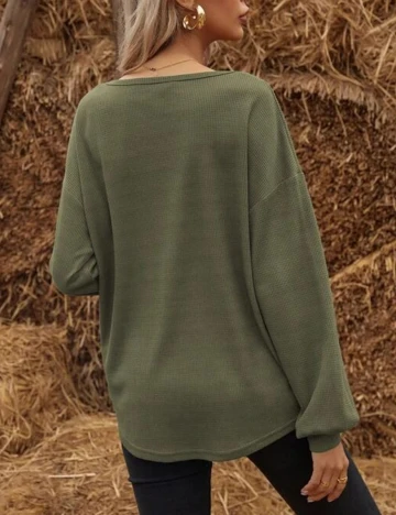 Bluza SHEIN, verde, M