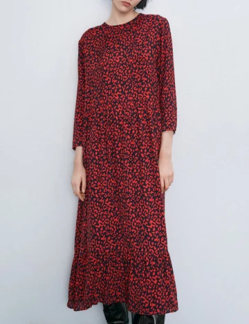 Rochie medie Zara, rosu