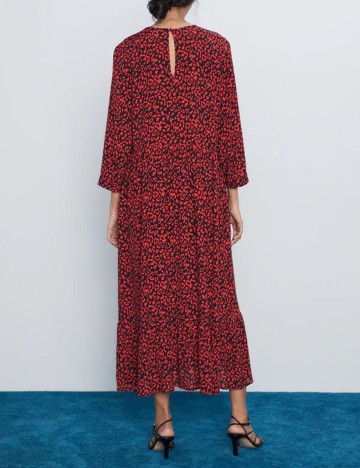 Rochie medie Zara, rosu