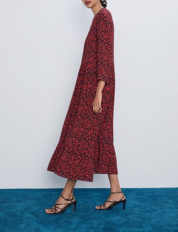 Rochie medie Zara, rosu