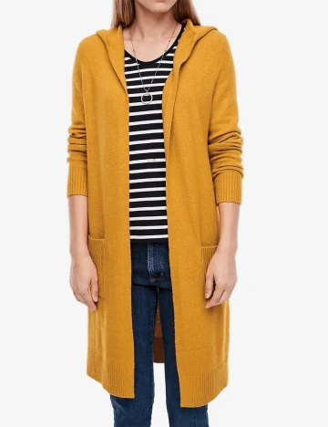 Cardigan s.Oliver, mustar, 42