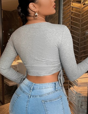 Top SHEIN, gri, S