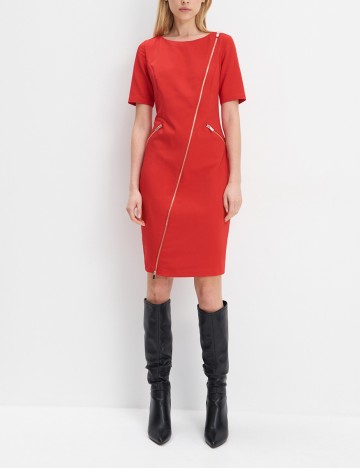 Rochie scurta Mohito, rosu, 34