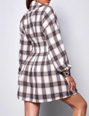 Rochie scurta SHEIN, crem, XL